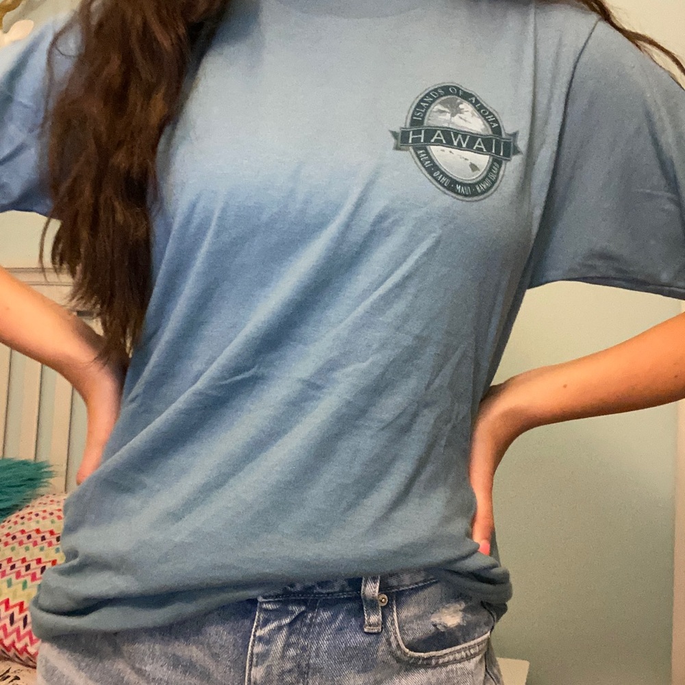 Blue Oversized Tee